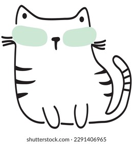 CAT DESIGN VECTOR PATTERN MEOW