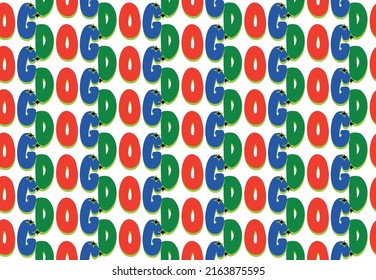 cat and dod write seamless pattern