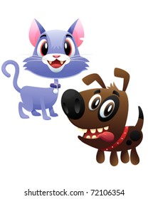 Cat and dog