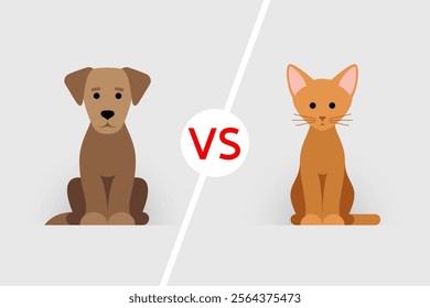 Cat and dog. Choosing a pet, differences in care, feeding, training and veterinary treatment. Comparison and guidelines for the choice of companion animal for adoption or buying