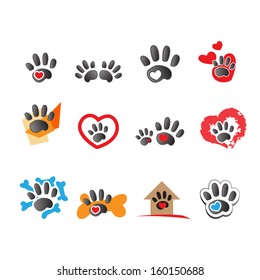 Cat And Dog Icons - Isolated On White Background - Vector Illustration, Graphic Design Editable For Your Design.