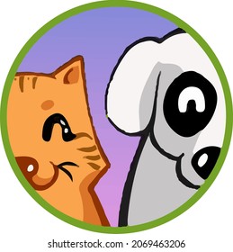 cat and dog patch for vaccination and neutering campaigns