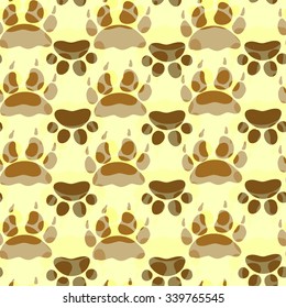 Cat and Dog Textile Pattern. Vector seamless.