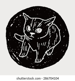 cat doodle drawing