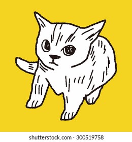 cat doodle drawing
