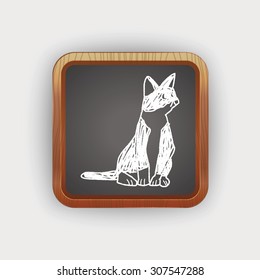 cat doodle drawing