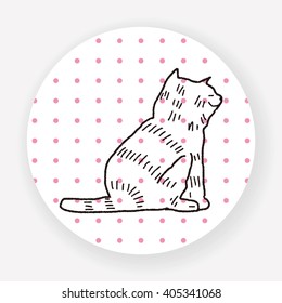 cat doodle drawing