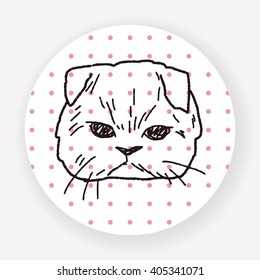 cat doodle drawing