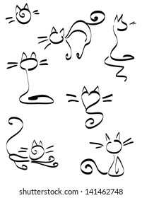 cat doodles