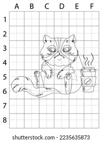 Cat Drawing Page, Cute Cat Coloring Pages for Coloring Books, Outline Cat, Cat Vector, Cats
