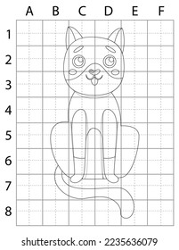 Cat Drawing Page, Cute Cat Coloring Pages for Coloring Books, Outline Cat, Cat Vector, Cats
