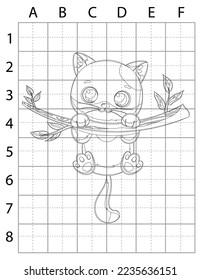 Cat Drawing Page, Cute Cat Coloring Pages for Coloring Books, Outline Cat, Cat Vector, Cats
