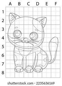 Cat Drawing Page, Cute Cat Coloring Pages for Coloring Books, Outline Cat, Cat Vector, Cats

