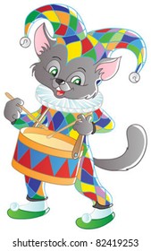 Cat drummer