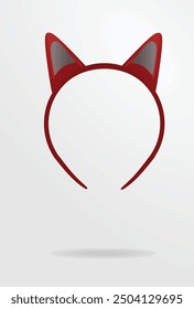 Cat ears mask. vector illustration