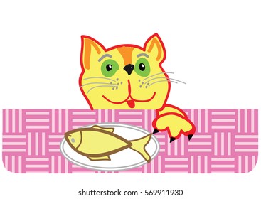 Cat eating