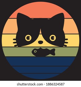 Camiseta De Pescado De Gato 