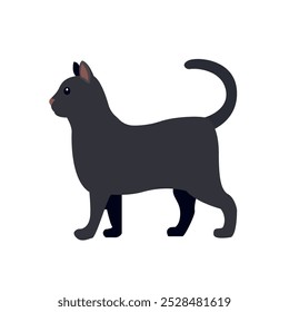 Gato emoji animal vetor bonito ilustração gatinho