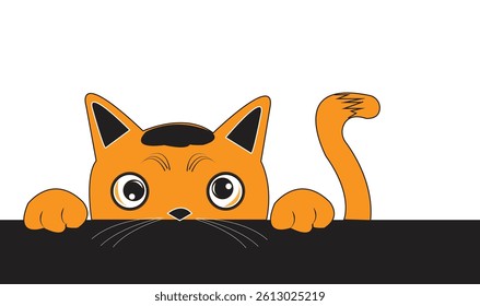 Cat emoji icon vector image.