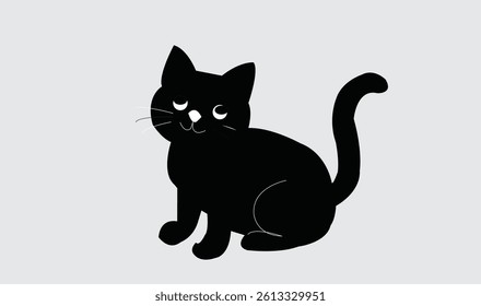 Cat emoji icon vector image.