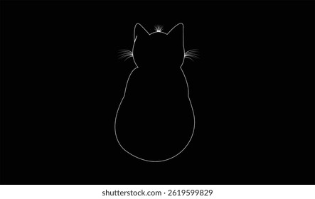 Cat emoji icon vector image.