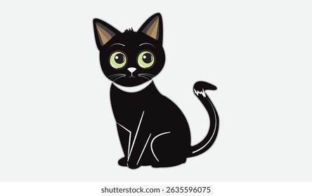 Cat emoji icon vector image.