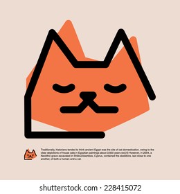 cat emotion poster