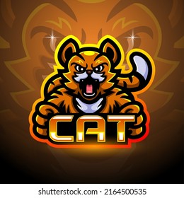 Cat Esport Logo Mascot Design