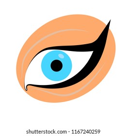 cat eye  blue 