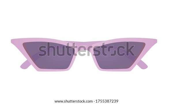 Cat Eye Sunglasses Vector Illustration Stock Vector Royalty Free 1755387239 Shutterstock 9777