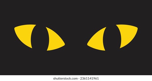 cat eyes icon halloween vector kitten head calico neko pet character cartoon symbol tattoo stamp scarf illustration isolated design