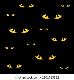 Cat eyes icon of vector illustration.