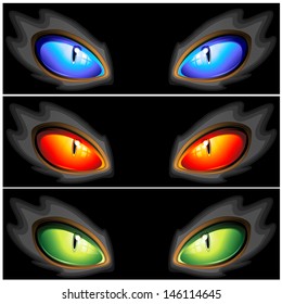 Cat Eyes - Set of three colors 