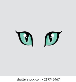 Cat Eyes Vector Illustration Stock Vector (Royalty Free) 219746467 ...