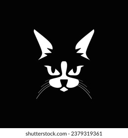 Cat face design vector. Animal. Easy to edit layered vector illustration.
