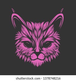 cat face illustration