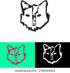 Un logotipo de la cara del gato para usted