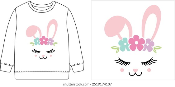  cat face t shirt graphic design vector illustration
