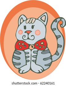 cat with fatty