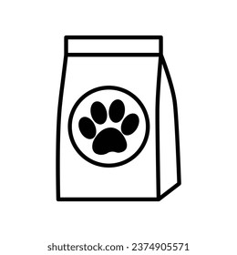 cat feed package icon animal food icon 