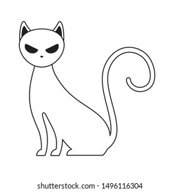 cat feline animal of halloween