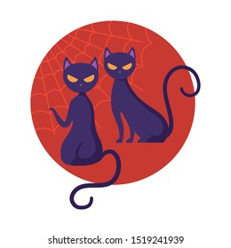 cat feline animal of halloween