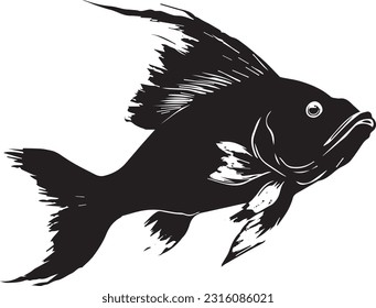 Cat fish animal silhuette images