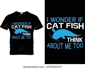 Cat fishing t shirt design