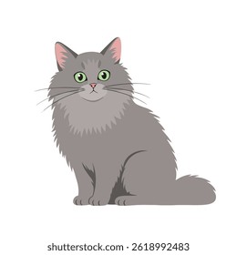 Cat flat vector illustration EPS 10