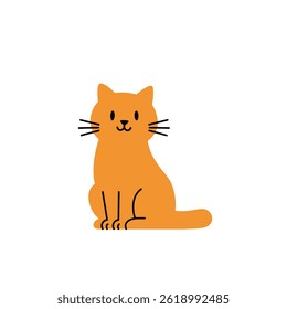 Cat flat vector illustration EPS 10