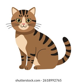 Cat flat vector illustration EPS 10