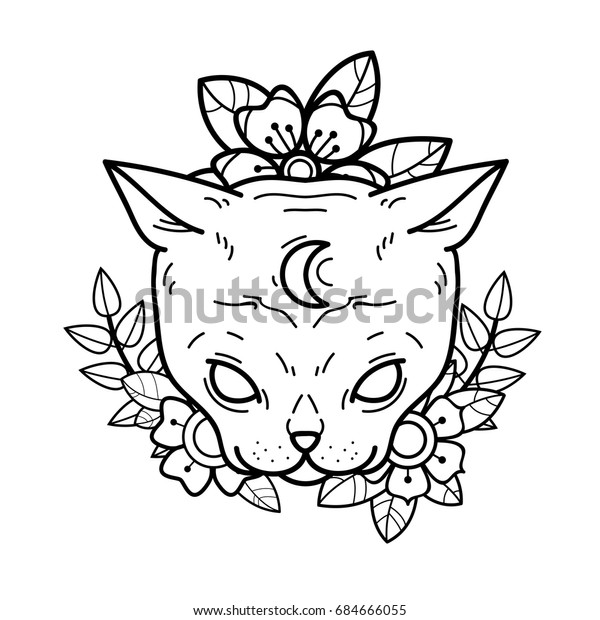 23+ Oldschool Tattoo Cat