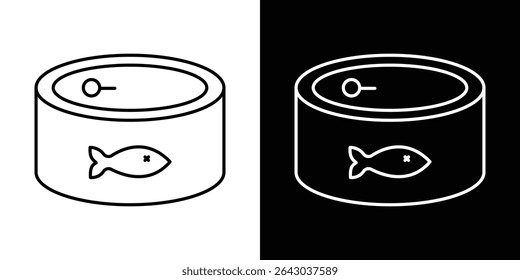 Cat food icon Flat style logo vector. perfect for UI designs