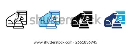Cat Food icon Multi Style Vector Illustration